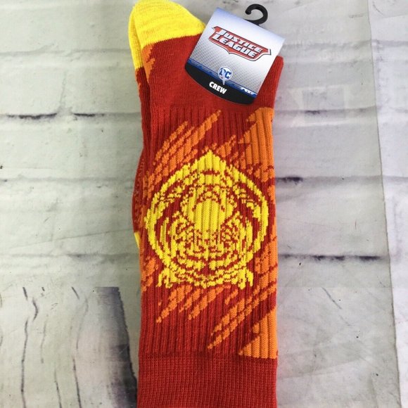 DC Comics Shazam Billy Batson Logo Men's Socks - Picture 1 of 4